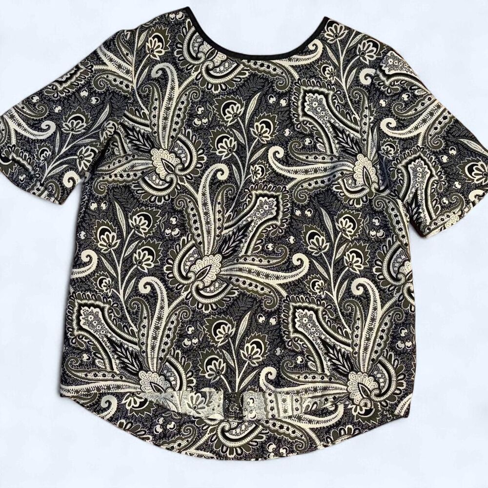 Topshop Women's Paisley Blouse